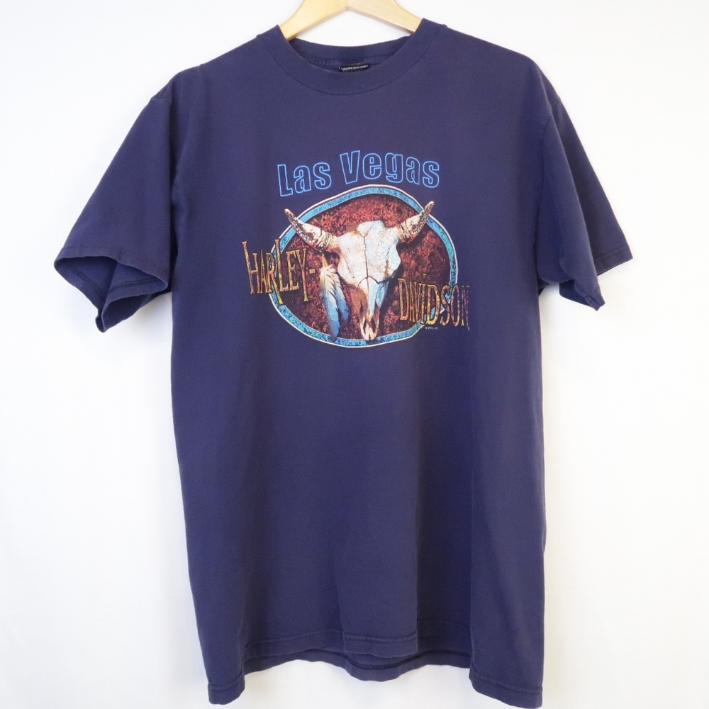 Rare Early 2000s Harley Davidson tee Las Vegas Nevada A20